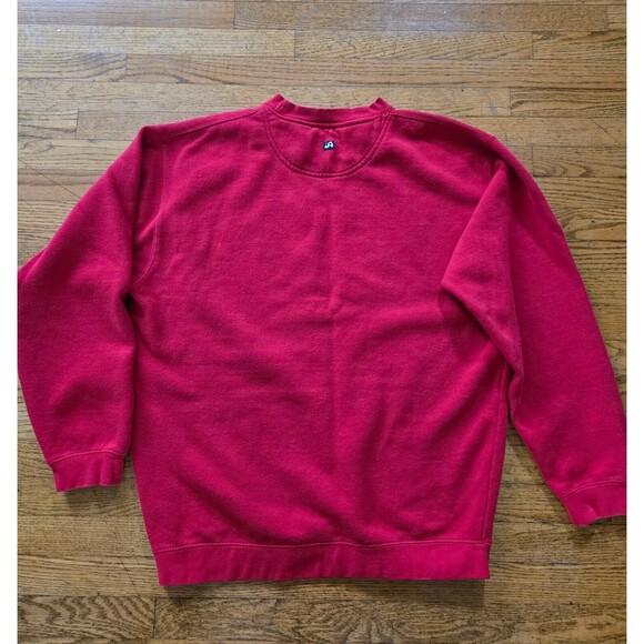 Vtg J America Ohio State Buckeyes Sweatshirt Adult Large Red Pullover Crewneck - Picture 3 of 8